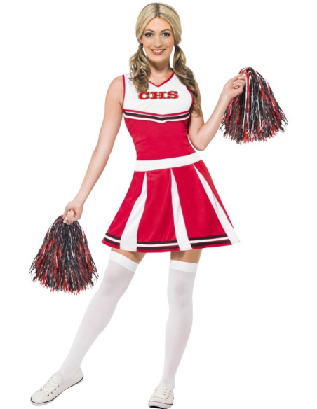Déguisement pom-pom girl (robe et pompons)