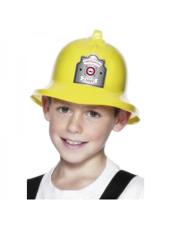 Casque de pompier jaune enfant | Accessoires