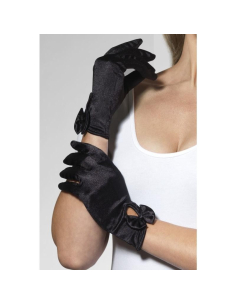 Gants courts avec Noeuds noirs