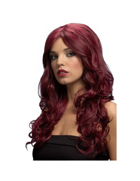 Perruque Fever Nicole rouge, 66 cm