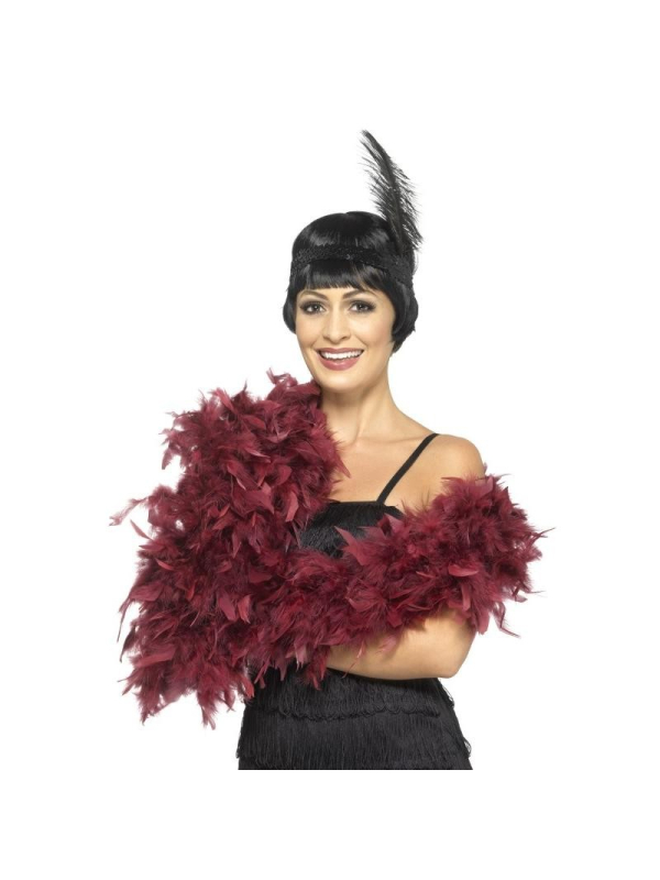 Boa plumes 180 cm bordeaux | Accessoires