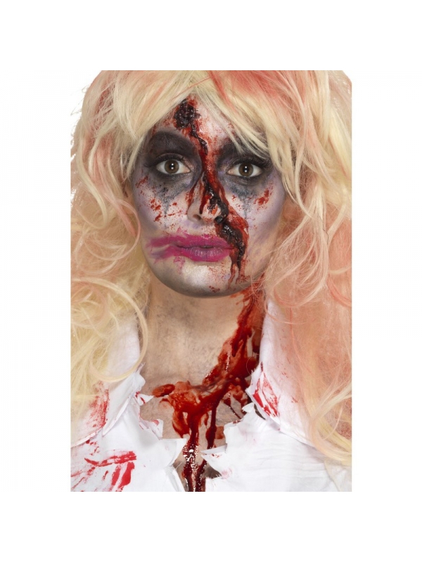 Kit Maquillage Infirmière Zombie (maquillage multicolore visage, sang, chapeau, applicateurs) | Accessoires
