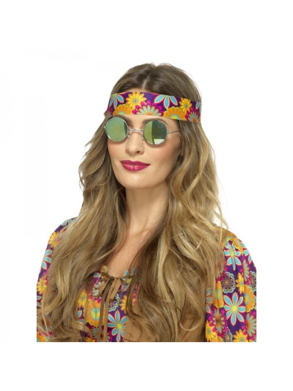 Paire de lunettes Hippie effet miroir | Accessoires
