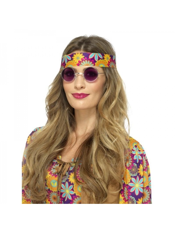 Paire de lunettes Hippie violette | Accessoires