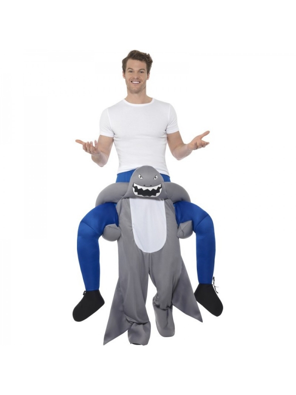 Costume piggyback porté par un requin | Déguisement