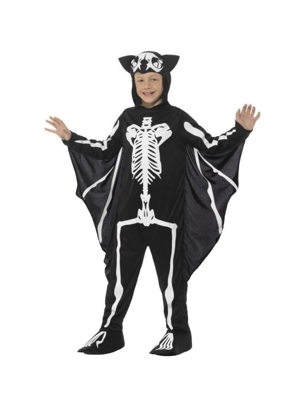 Costume Bébé Chauve-souris Halloween - Grenouillère à Capuche 0-24 Mois - Doux Et Facile à Enfiler