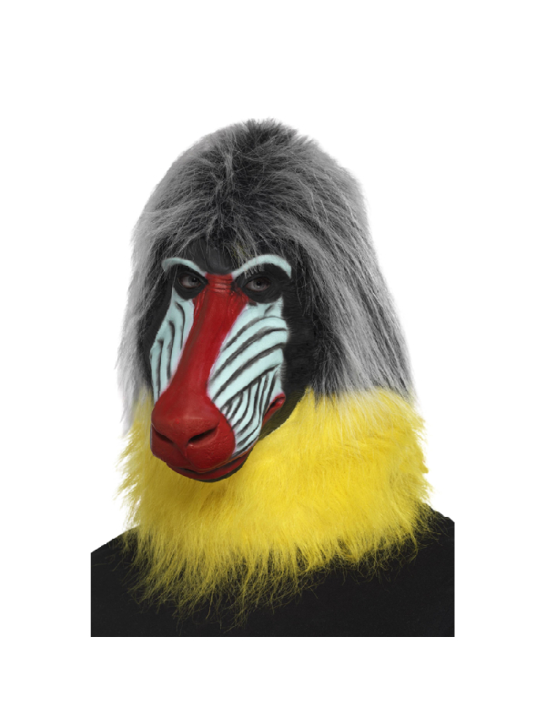 Masque adulte tête de babouin | Accessoires
