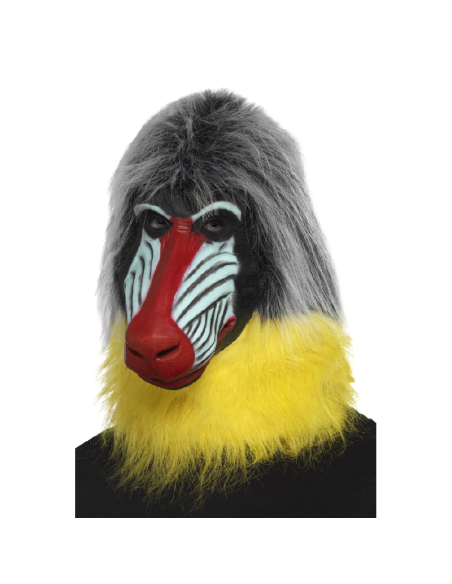 Masque adulte tête de babouin | Accessoires