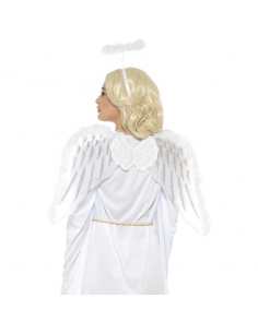Set ange blanc (ailes et auréole)