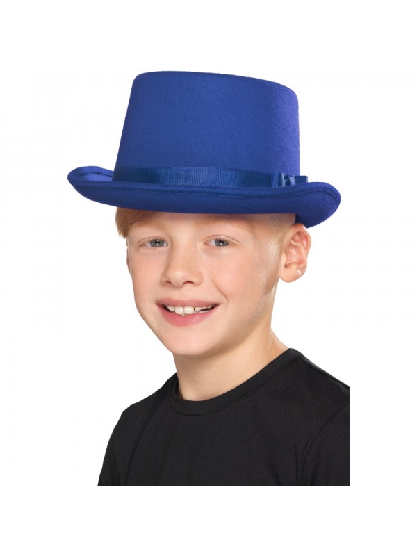 Chapeau haut de forme bleu enfant | Années 20/30 - Charleston