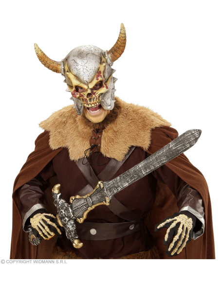 Masque de squelette viking adulte