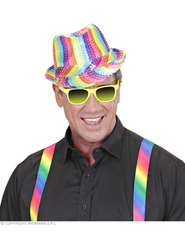 Chapeau Arc-en-ciel - paillettes