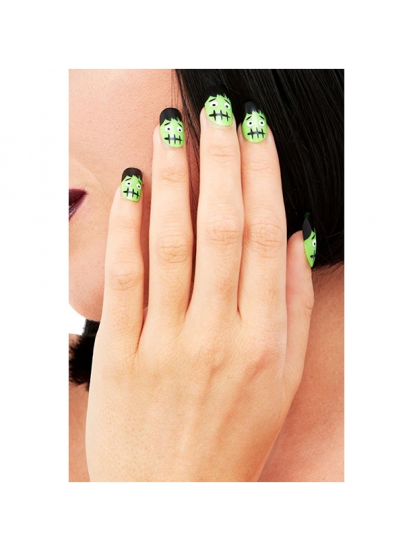 Faux ongles verts 