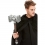 Marteau argent 52 cm – Accessoire guerrier viking médiéval Halloween