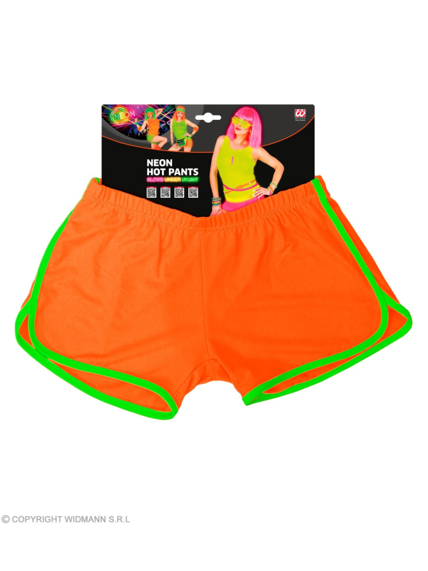 Caleçon fluo, néon orange femme
