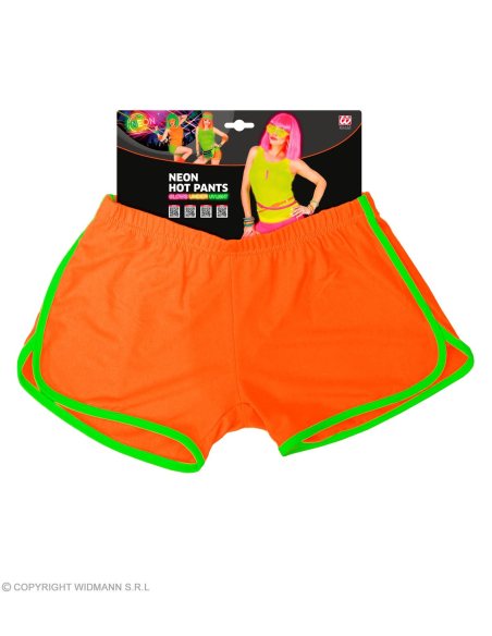 Caleçon fluo, néon orange femme