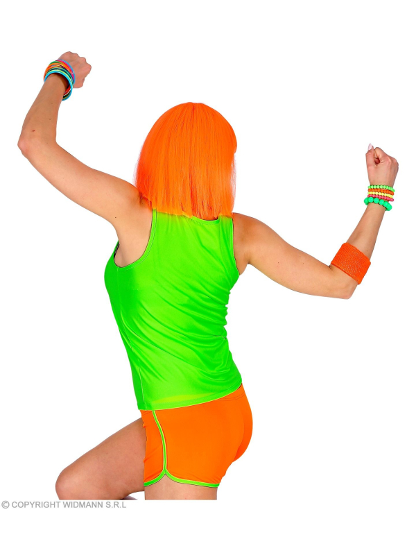 Caleçon fluo, néon orange femme