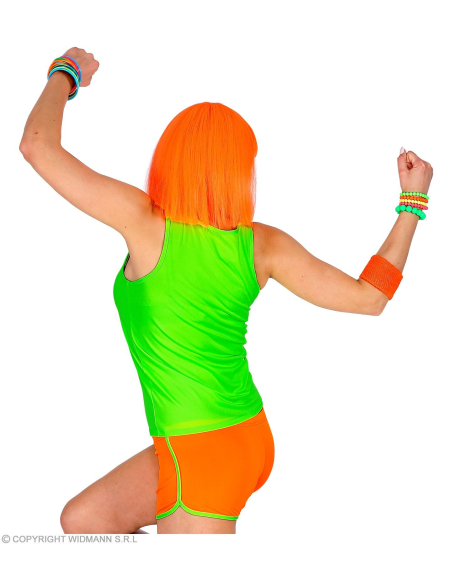 Caleçon fluo, néon orange femme