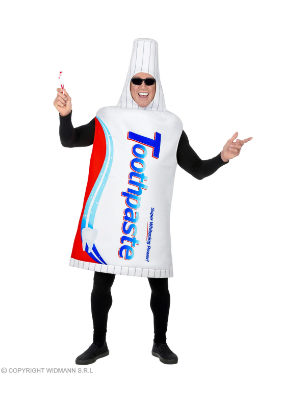 Déguisement tube de dentifrice