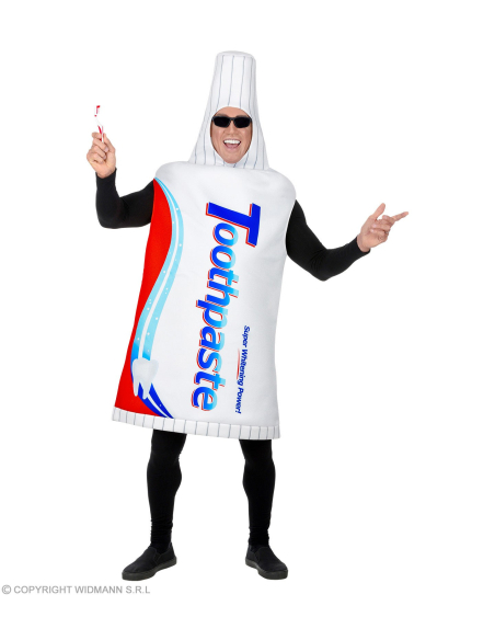 Déguisement tube de dentifrice