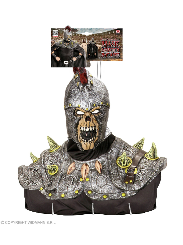 Déguisement Romain Centurion Effrayant Homme (cape, casque/masque, armure)