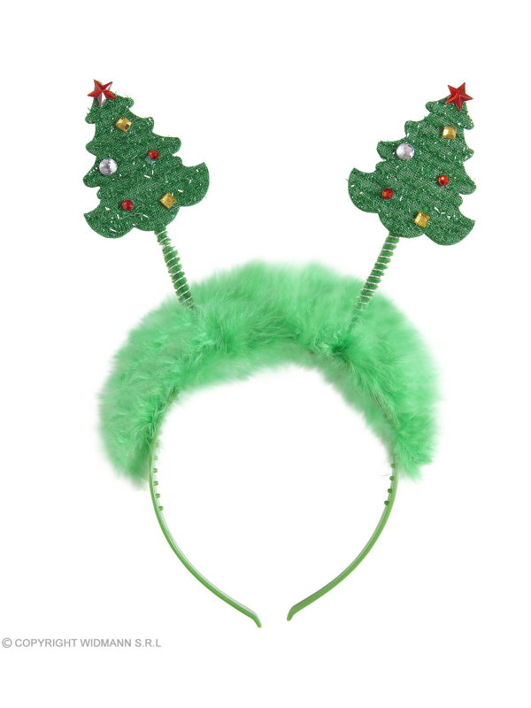Serre -Tête Sapin de Noël Vert