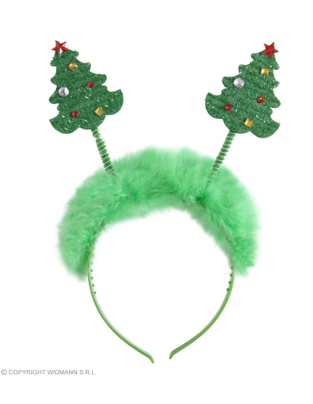 Serre -Tête Sapin de Noël Vert