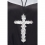 Pendentif croix avec cordon noir : Une touche de spiritualité