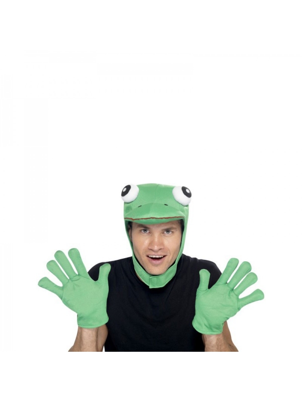 Capuche grenouille avec gants