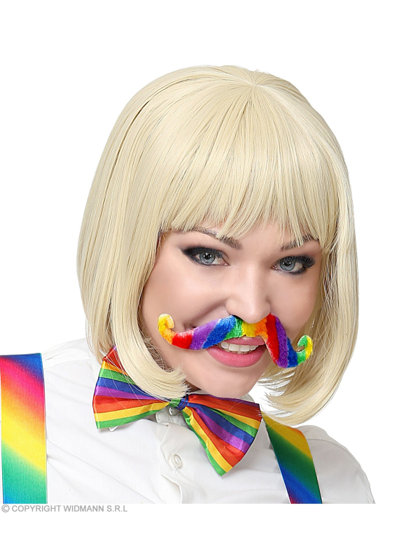Moustache multicolore