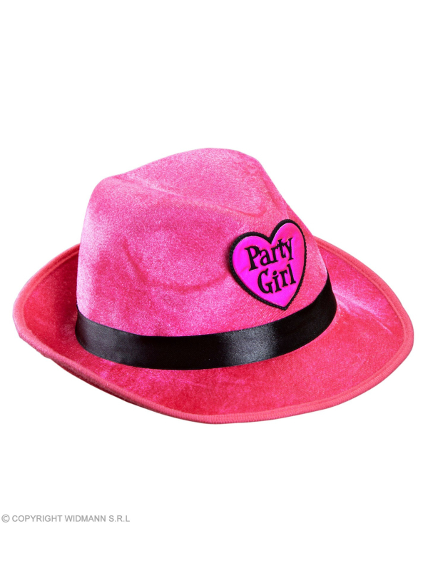 Feutre  Velours  Rose Party Girl