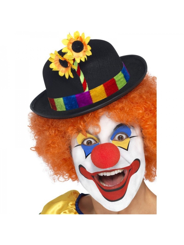 Chapeau de clown avec fleurs | Accessoires