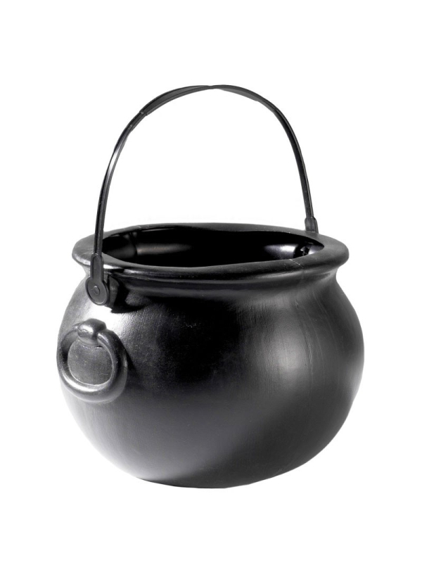 Chaudron Noir 13 cm – Accessoire Halloween Indispensable
