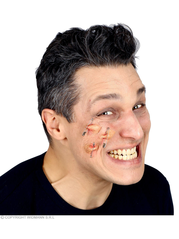 Prothèse de 3 Piercings avec colle pro