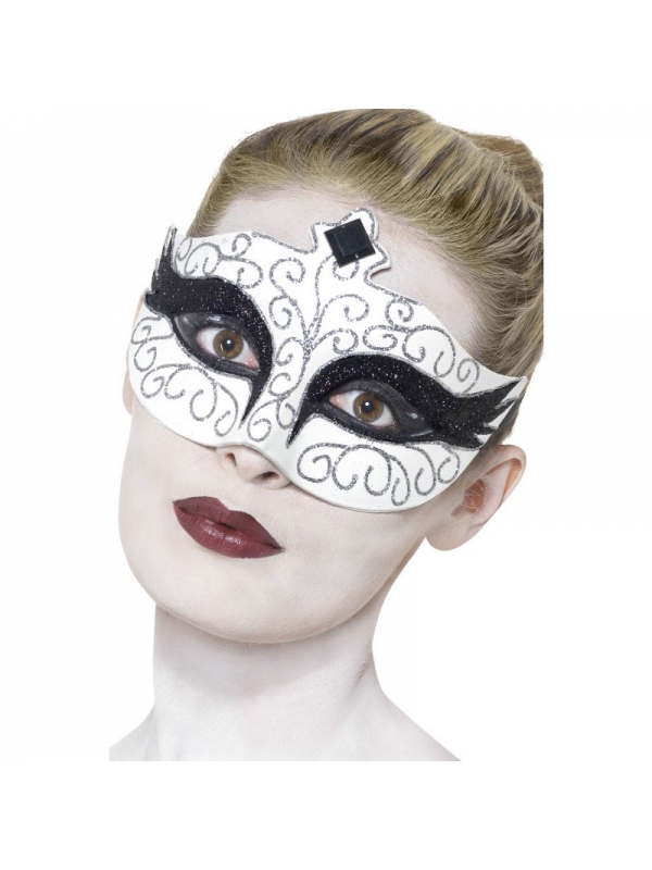 Masque gothique blanc et noir | Accessoires