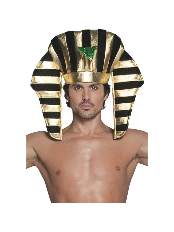 Coiffe pharaon or et noire | Accessoires