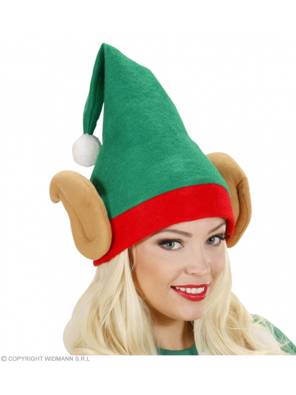 Bonnet Elfe de Noël avec oreilles