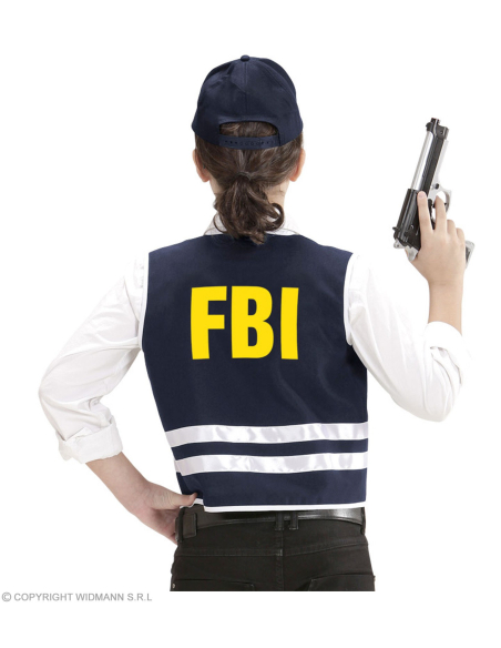 Set Agent du FBI  Enfant (gilet, casquette)