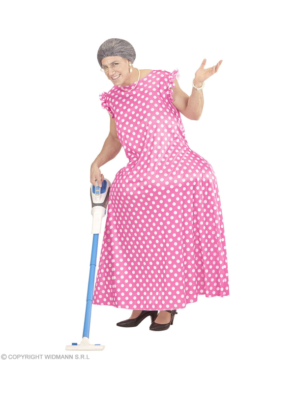 Déguisement Mamie Homme (combinaison forte femme, robe)