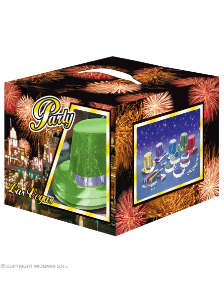 Kit de fête multicolore, holographique pour 10 personnes