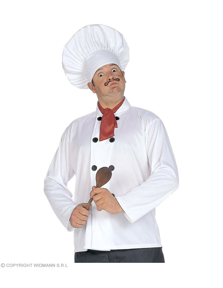Set Chef cuisinier (veste, toque et foulard)