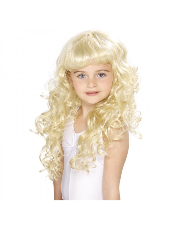 Perruque enfant princesse blonde bouclée | Accessoires